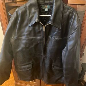 J Crew leather jacket